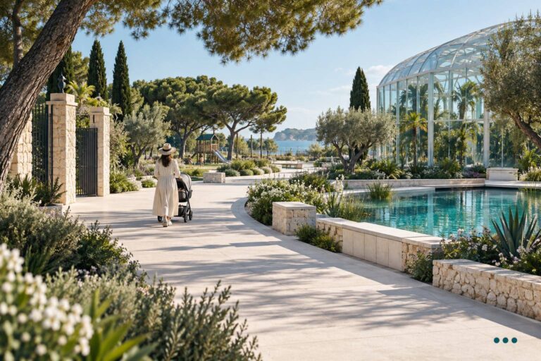 Parc Phoenix en poussette : le parcours qui passe partout
