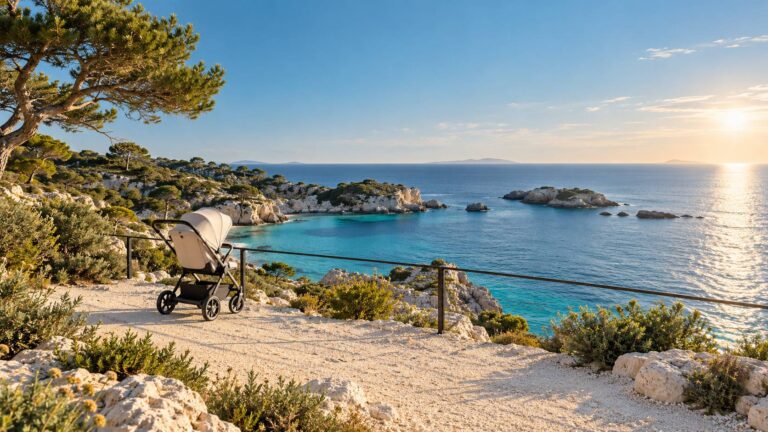 Balade en poussette à Cannes : la Croisette et après