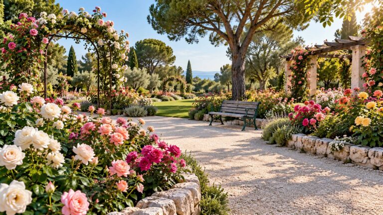 Parc de la Roseraie à Cannes-la-Bocca : accès et étendue